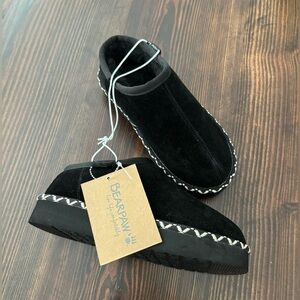 Girls platform slip ons